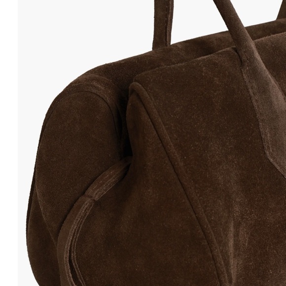Free People Dark Brown Suede Shoulder Bag - Picture 5 of 9